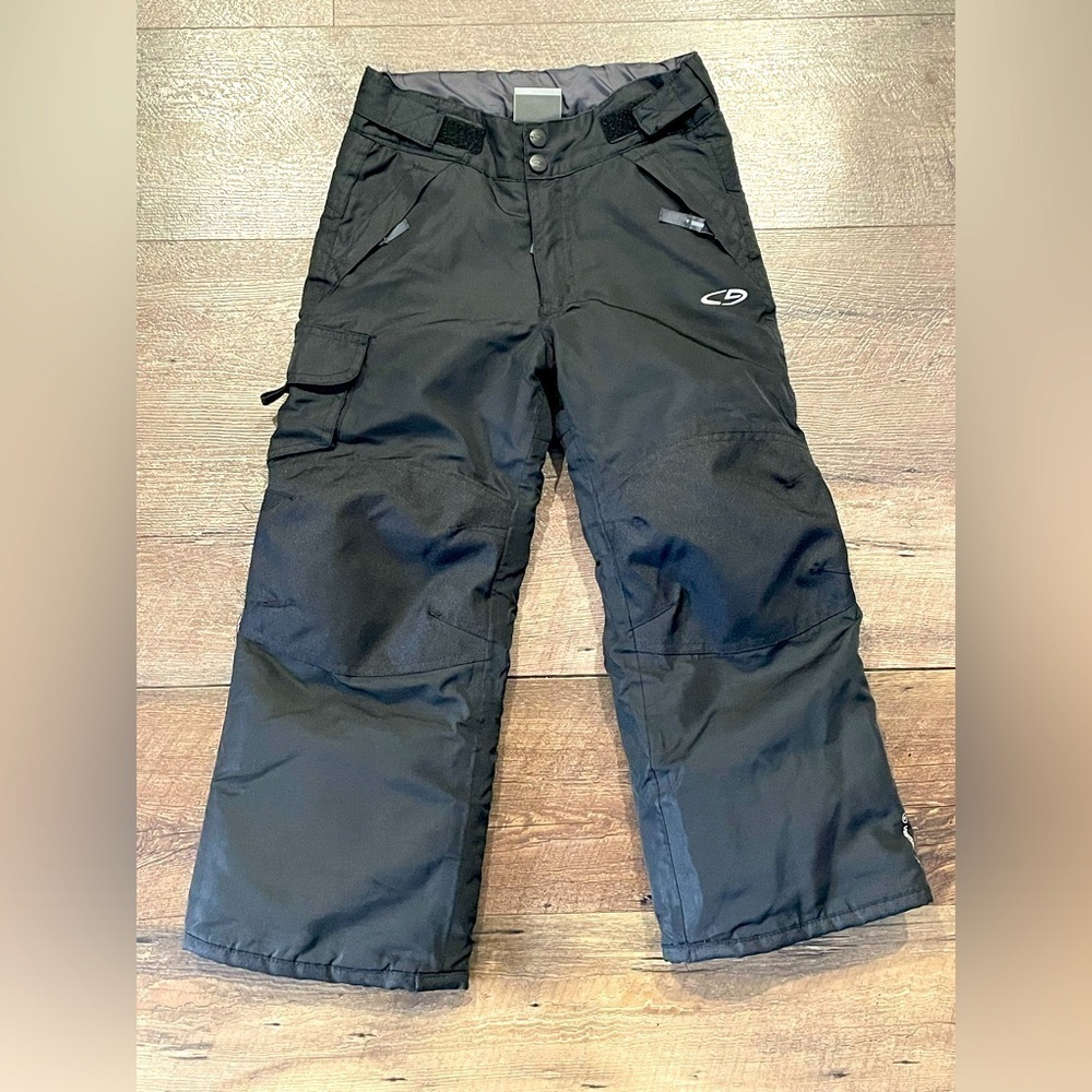 Champion Youth Black Venturedry Snow Snowboarding Ski Pants Size XS (4-5) EUC